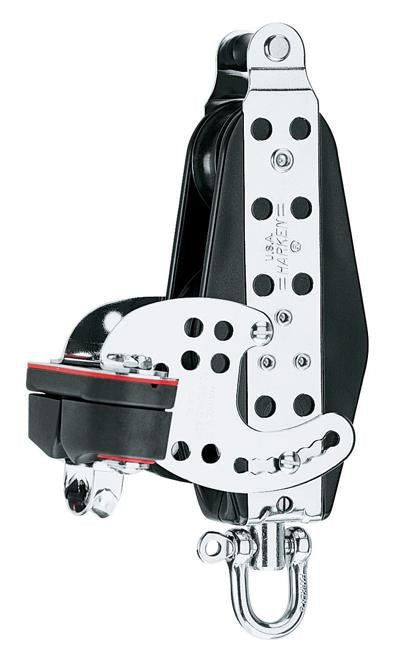 Harken 76mm Fiddle Block — Becket, Cam Cleat