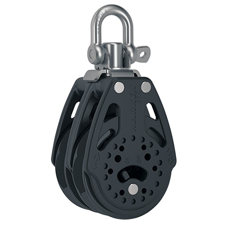 Harken 57 mm Double Ratchet Block — Swivel