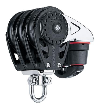 Harken 57mm Triple Block — Swivel, Cam Cleat