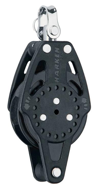 Harken 57mm Ratchamatic® Block — Swivel, Becket