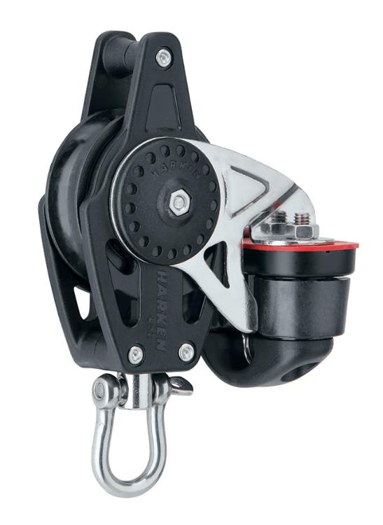 Harken 40mm Block — Swivel, Becket, Cam Cleat