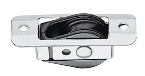 Harken 29mm Through-Deck Bullet Block — Stainless Steel Cover