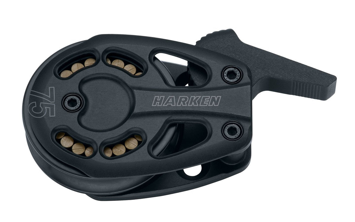 Harken 75mm Aluminum Footblock — Lockoff