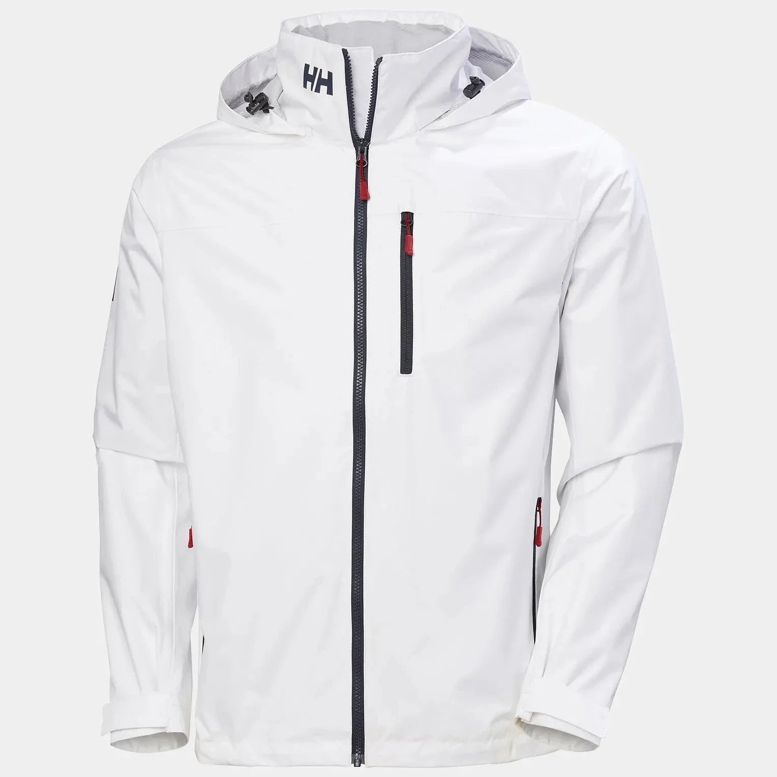 Helly Hansen フード付きナイロンジャケット ネイビー/ホワイト Helly Hansen Men's Crew Hooded Sailing Jacket 2.0 – Wayfinder Outdoor