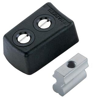 Harken 27mm Track Endstop Kit — Round Mast Groove, Fixed