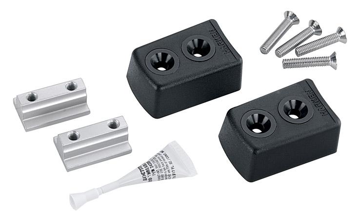 Harken 27mm Track Endstop Kit — Flat Mast Groove, Fixed