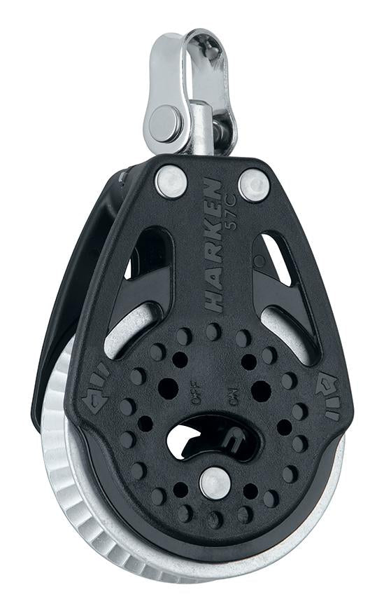 Harken 57mm Ratchet Block — Swivel, 2x Grip