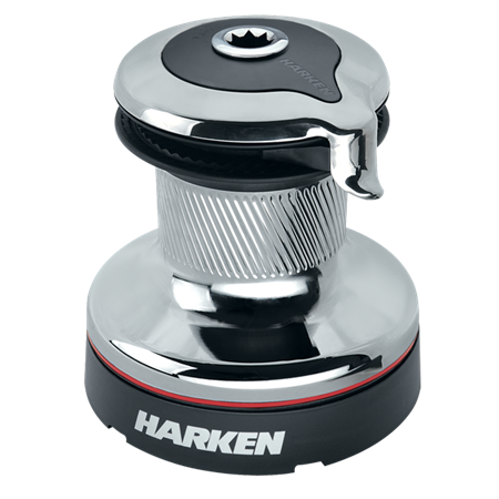 Harken 46 Self-Tailing Radial Chrome Winch — 2 Speed
