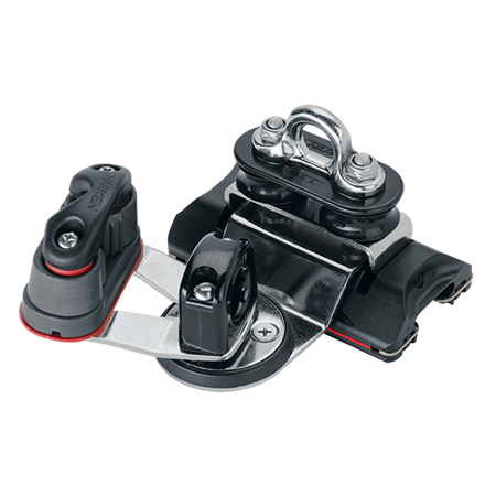 Harken 22mm High-Load 1250 Car — Pivoting Sheaves, Swivel Cam