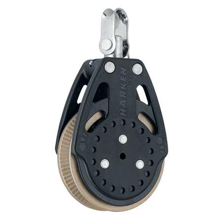 Harken 75mm Ratchamatic® Block — Swivel, 1.5x Grip