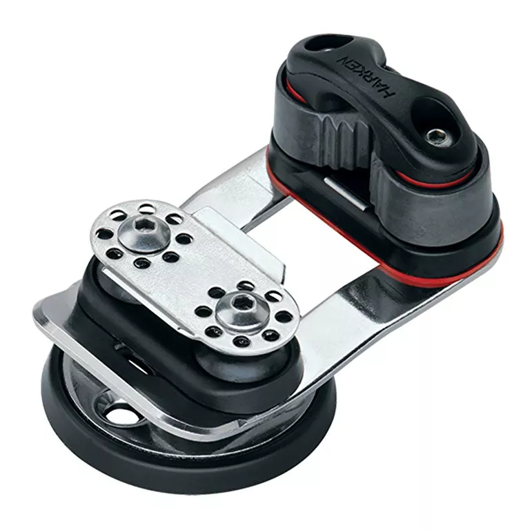 Harken Micro Cam Base — Swivel, 16 mm Sheaves
