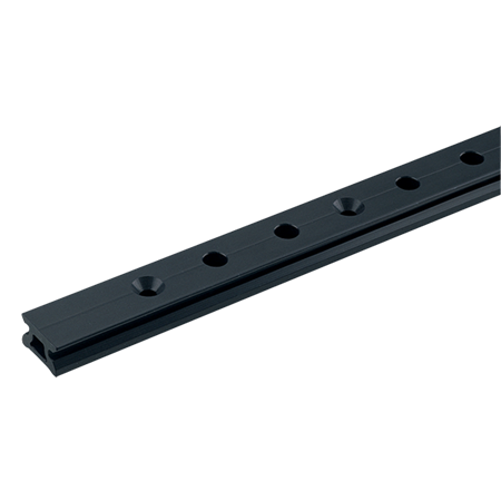 Harken 27mm Low-Beam Pinstop Track — 6', 4" Hole Spacing, 2 Pinstop Holes