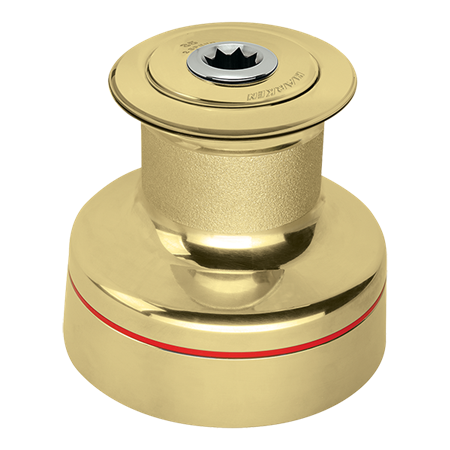 Harken 46 Plain-Top Radial Bronze Winch — 2 Speed
