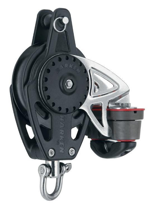 Harken 75mm Block — Swivel, Becket, Cam Cleat