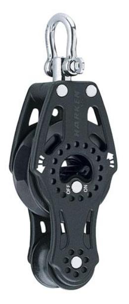 Harken 57mm Fiddle Ratchet Block — Swivel