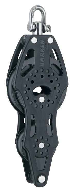 Harken 75mm Fiddle Block — Swivel, Becket