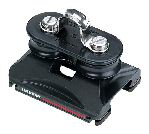Harken 22mm Car — Fixed Sheaves, Eyestrap