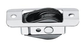 Harken 29mm Wire Through-Deck Bullet Block — Stainless Steel Cover