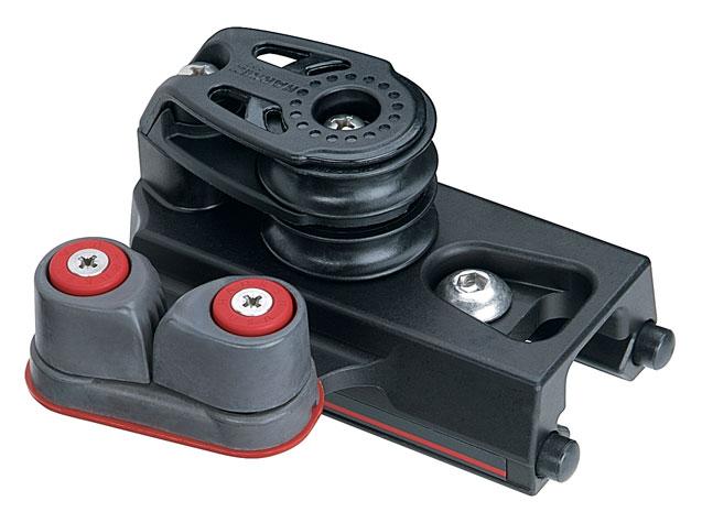 Harken 32mm End Control — Double Sheave, Cam Cleat, Set of 2
