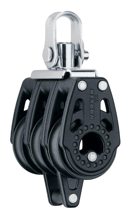 Harken 29mm Triple Block — Swivel, Becket