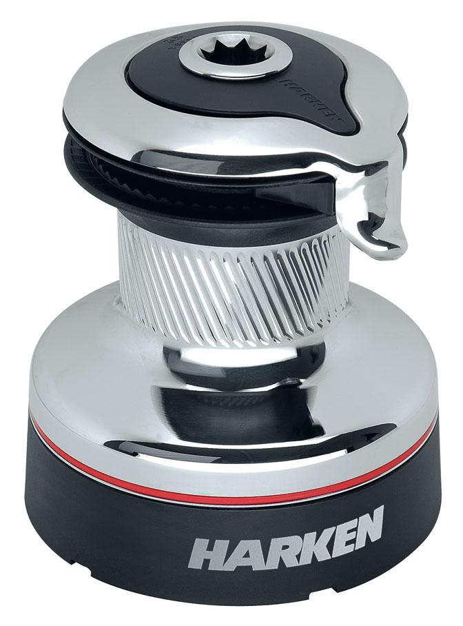 Harken 35 Self-Tailing Radial Chrome Winch — 2 Speed