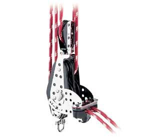 Harken 3.00" Double Fiddle Hexaratchet Block — Swivel, Becket, Cam Cleat, Cross Block