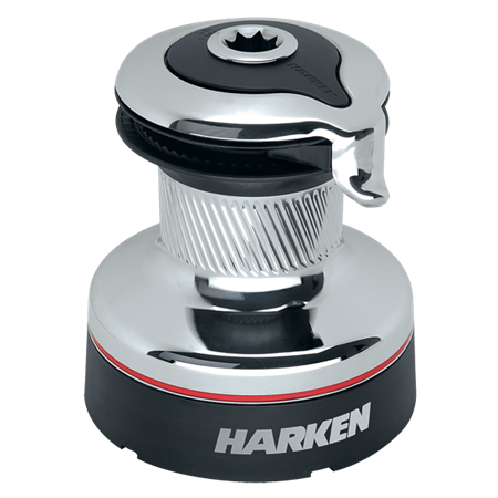 Harken 40 Self-Tailing Radial Chrome Winch — 2 Speed