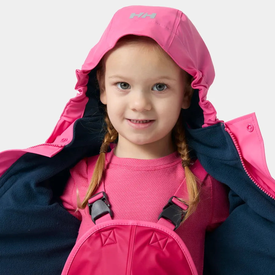 Helly Hansen Kids' Bergen Fleece-Lined Rain Set 2.0
