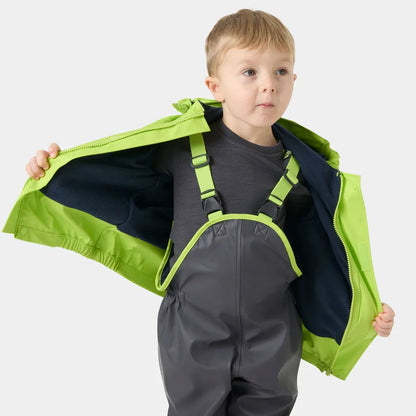 Helly Hansen Kids' Bergen Fleece-Lined Rain Set 2.0