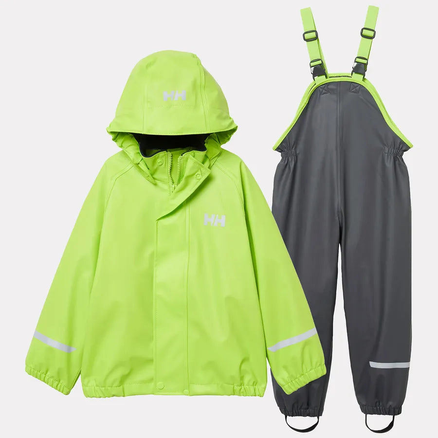 Helly Hansen Kids' Bergen Fleece-Lined Rain Set 2.0