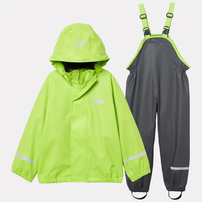 Helly Hansen Kids' Bergen Fleece-Lined Rain Set 2.0