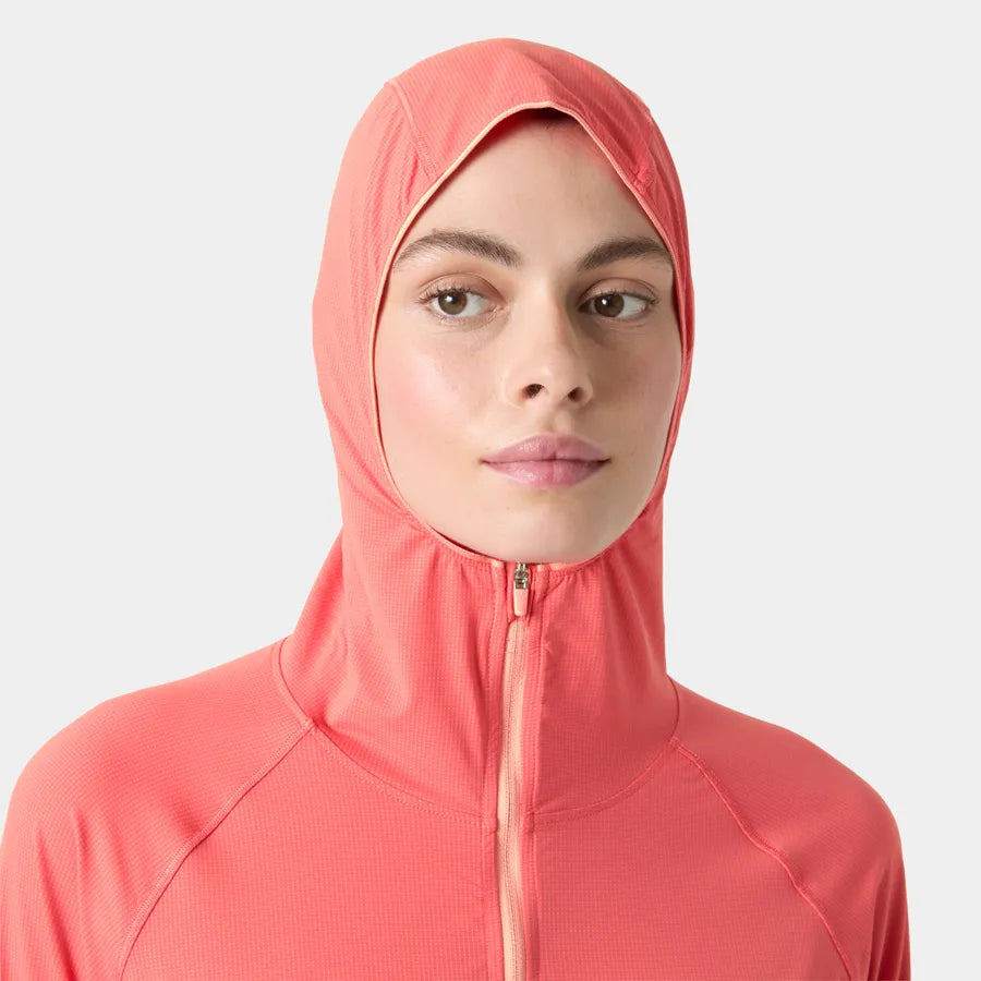 Helly Hansen Women’s Shine Solen Helf-Zip Sun Hoodie