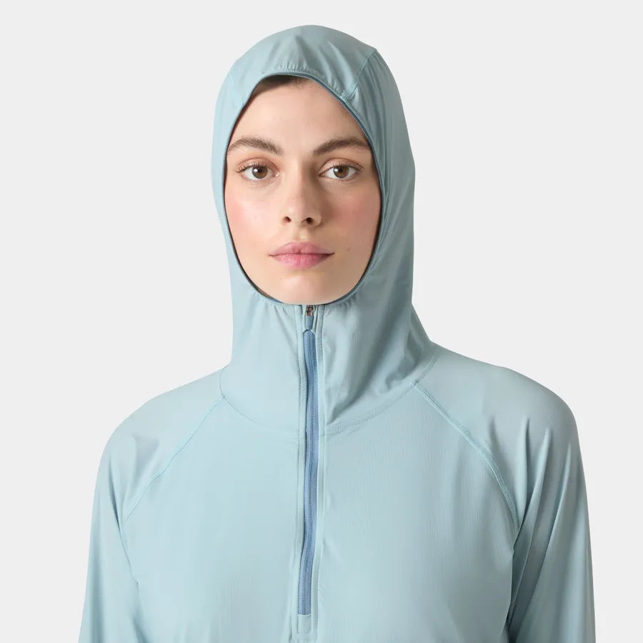 Helly Hansen Women’s Shine Solen Helf-Zip Sun Hoodie