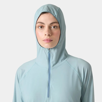 Helly Hansen Women’s Shine Solen Helf-Zip Sun Hoodie