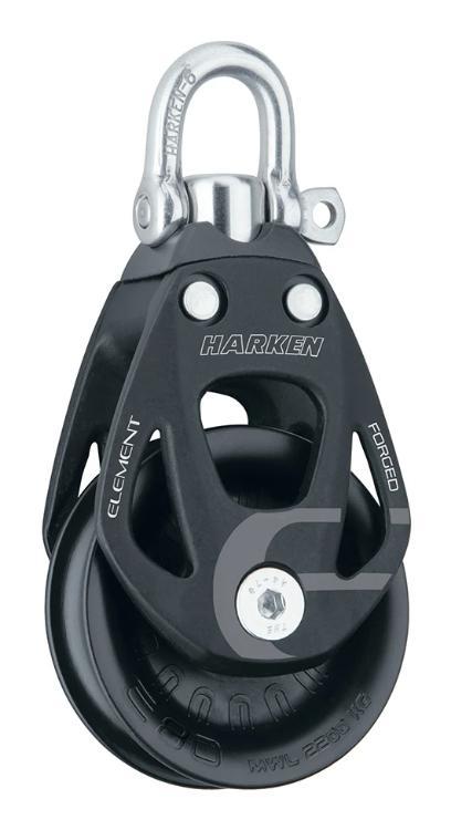 Harken 80mm Aluminum Element Block — Swivel