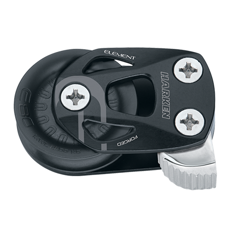 Harken 80mm Aluminum Element Footlock — Lockoff, Left