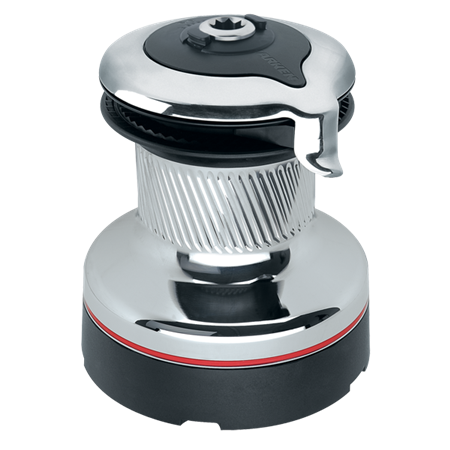 Harken 70 Self-Tailing Radial Chrome Winch — 3 Speed