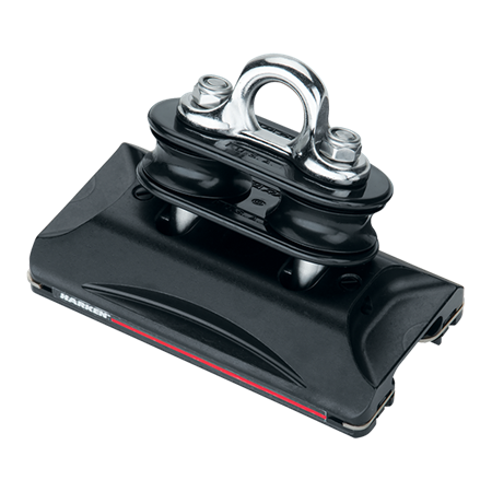 Harken 22mm High-Load 1250 Car — Pivoting Sheaves, Eyestrap