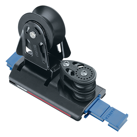 Harken 27 mm Adjustable Non-CB Car  2 Sheave, 4:1