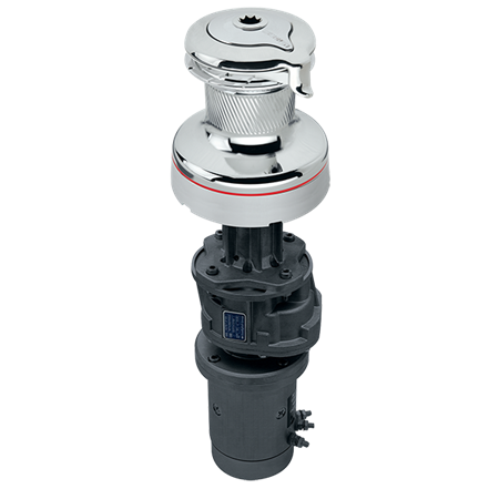 Harken 50 Electric Self-Tailing Radial All-Chrome Winch — 2 Speed