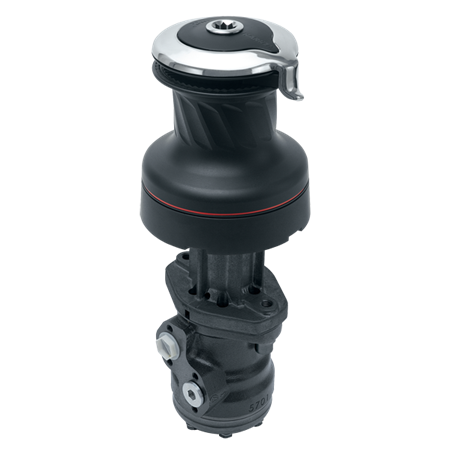 Harken 46 Hydraulic Self-Tailing Radial Aluminum Winch — 2 Speed, Vertical