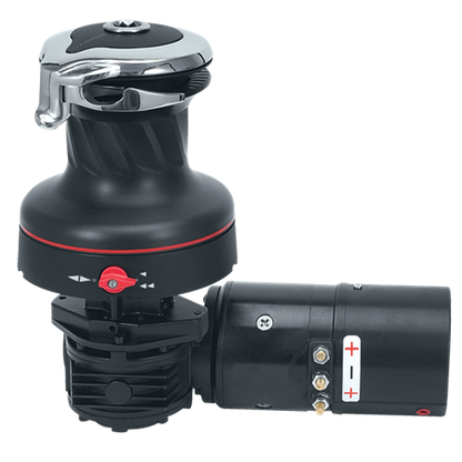 Harken 46 Electric Self-Tailing Rewind™ Radial Aluminum Winch — Reverse Speed