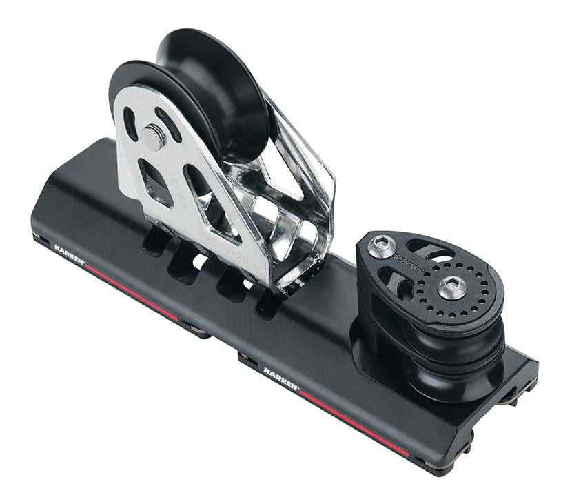 Harken 27 mm Midrange HL 4:1 CB Genoa Lead Car w/2 Sheaves Dia. 2 1/4 ...