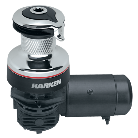 Harken 40 Electric Self-Tailing Radial Chrome Winch — Chrome