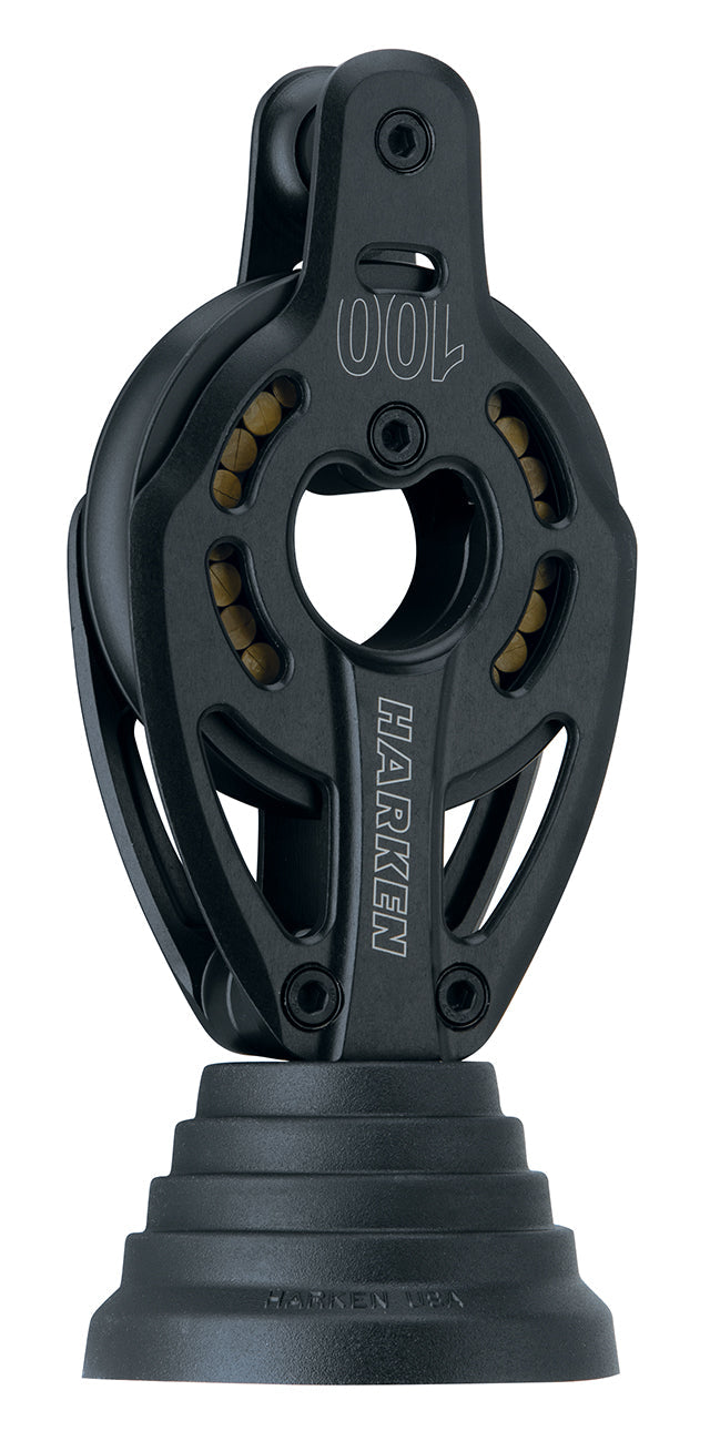 Harken 100mm Aluminum Standup Block w/ Becket