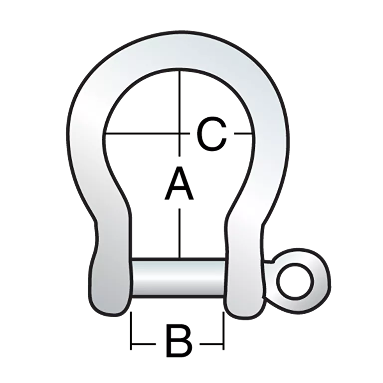 Harken 5mm Large Open Shackle