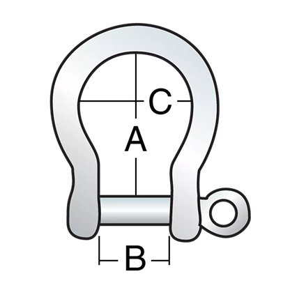 Harken 5mm Large Open Shackle